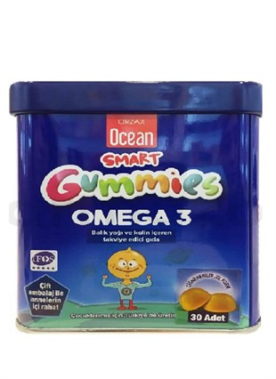 Ocean Smart Gummies Omega 3 30'lu