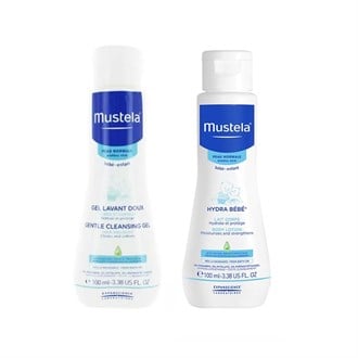 Mustela Yenidoğan Bebek Şampuanı 100 ml & Mustela Hydra Bebe Vücut Losyonu 100 ml
