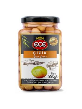ECE YEŞİL ZEYTİN 550 GR ÇİZİK