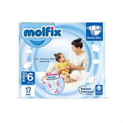 Molfix Jumbo Extra Large 15+Kg 17 Adet