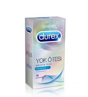 Durex Yok Ötesi Ekstra İnce Ekstra His Prezervatif 10'lu