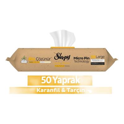 SLEEPY YÜZEY TEMIZLEME HAVLUSU 50LI KARANFIL