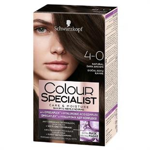 Colour Specialist  Saç Boyası 4 - 0 Doğal Koyu Kahve
