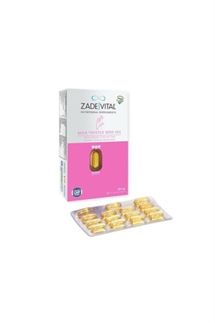 Zade Vital Deve Dikeni Tohumu Yaği Blister 30 Yumuşak Kapsül