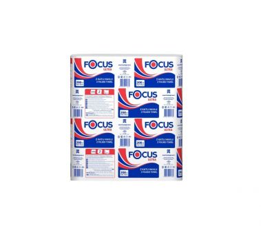 Focus Ultra Z Katlamalı Havlu 200 Yaprak x 12 Paket