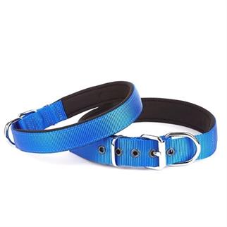 Doggie Comfort Sade Dokuma Boyun Tasması 3x42-50cm Mavi
