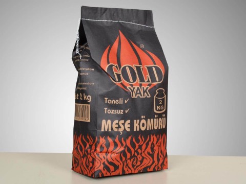 Gold Yak Mangal Kömürü Meşe 2 kg