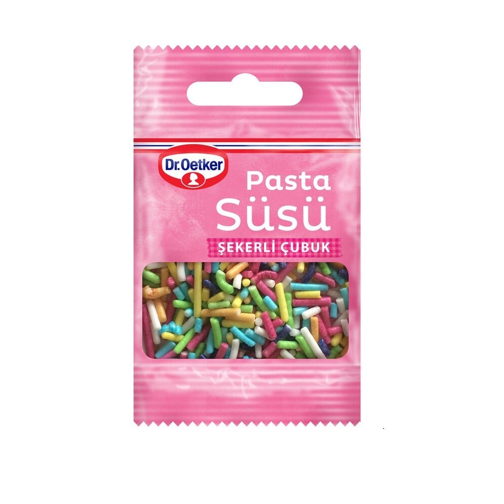 Dr.Oetker Pasta Süsü Şekerli Çubuk 10 Gr