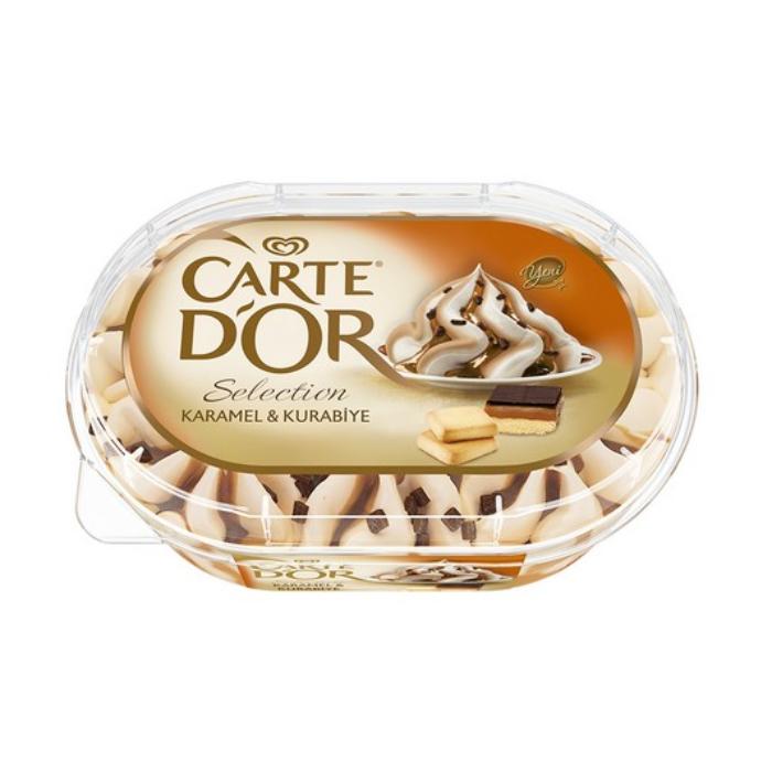 Algida Carte D'Or Selection Karamel Kurabiye 850 ml