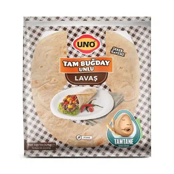 Uno Tam Buğday Lavaş 325 Gr