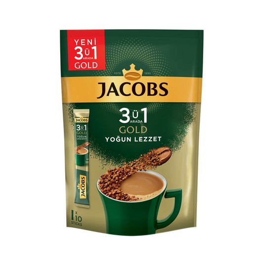 Jacobs  3 in 1 Gold Yoğun 10 lu
