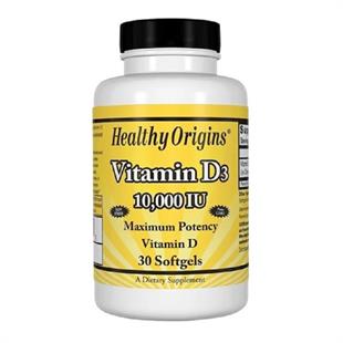 Healthy Origins Vitamin D3 10000 IU 30 Kapsül
