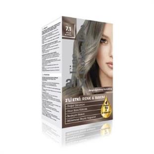 Alix Kit Saç Boyası 7.1 50 ml Küllü Kumral