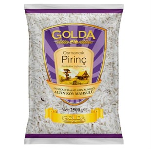 Golda Osmancık Pirinç 2500gr
