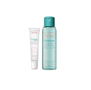 Avene Yağlı Ciltlere Özel Bakım Kremi 40ml + Temizleme Suyu 100ml 2'li Kofre