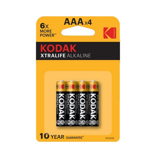 Kodak Pil Kalem 4 lü İnce Xtralife Alkalin 