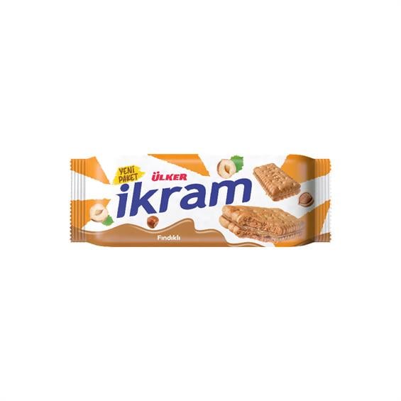 Ülker İkram Kremalı Bisküvi Fındıklı 84 Gr
