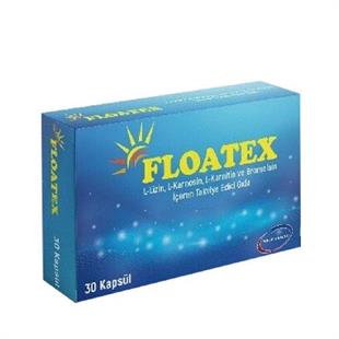 Floatex L-Lizin L-Karnitin ve Bromelain İçeren Takviye Edici Gıda 30 Kapsül