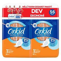 Orkid Hijyenik Ped Extra Normal 56 lı Cesaret Paketi