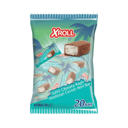 Xroll Çikolatalı Hindistan Cevizli Mini Bar Poşet 250 G