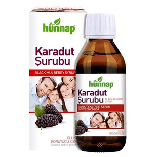 Hünnap Karadut Şurubu 50 ml