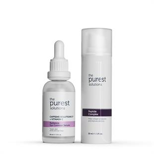 The Purest Solutions Yaşlanma Karşıtı Nemlendirici 30 ml + Göz Çevresi Aydınlatıcı Krem 30 ml
