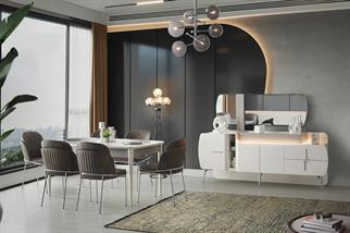 Vize Mistral Yemek Odası Takımı Sandalyeli