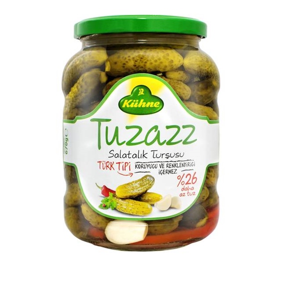 Kühne Turşu 670 gr Salatalık Tuzazz