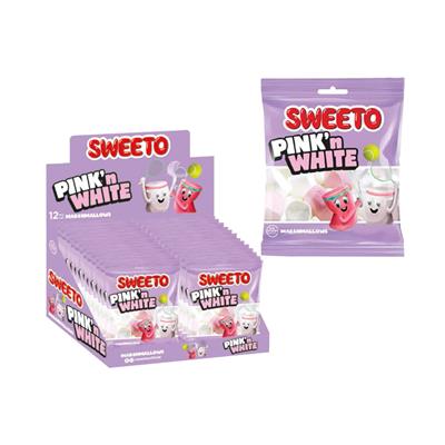 SWEETO MARSHMALLOW PINK&WHITE 60g