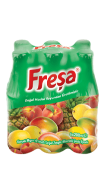 Freşa Meyveli Soda 6x200ml Karışık