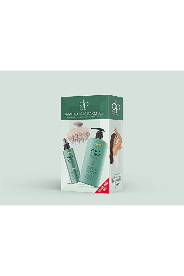 Daily Perfection Hyalüronik Şampuan 425ml + 180 ml Sıvı Saç Kremi + Tarak