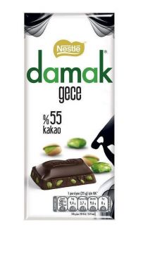Nestle Damak Çikolata Gece %55 Kakao 70 Gr