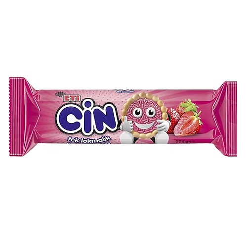 Eti Cin Lokmalık Çilekli 114 gr