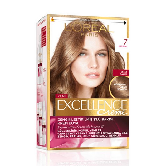 L'Oreal Paris Excellence Creme Saç Boyası 7 Kumral