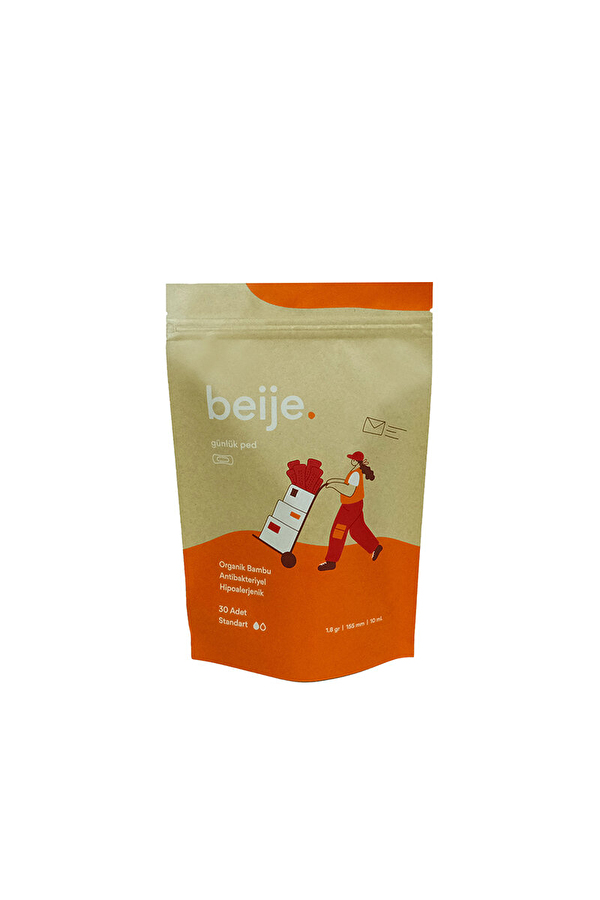 Beije Organik Bambu Standart Günlük Ped 30lu