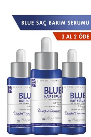 Zigavus Blue Mavi Su Saç Bakım Serumu 33 ml - 3 Al 2 Öde
