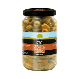 Zeo Baharatlı Yeşil Zeytin XS-2XS 400 G
