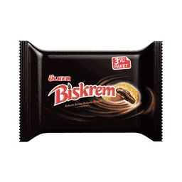 Ülker Biskrem Çikolata Dolgulu Bisküvi 3x100 G