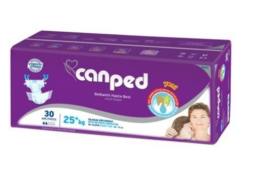 Canped Belbantlı Tekstil Hasta Bezi Ekstra Küçük (xs) 30 'lu