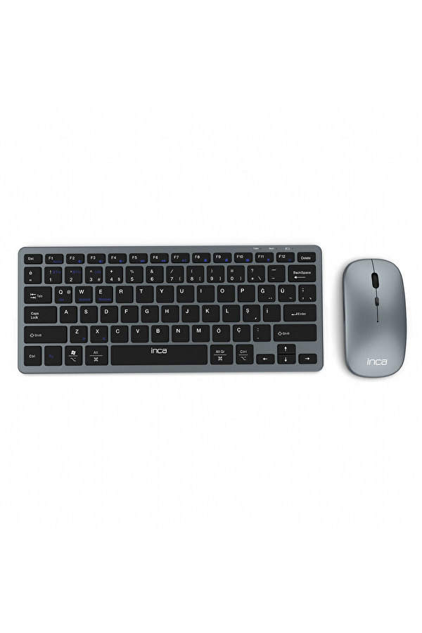 Inca Ibk-572Bt Dual Mod Bluetooth + 2.4G Rechargeable Smart Keyboard Mouse Set