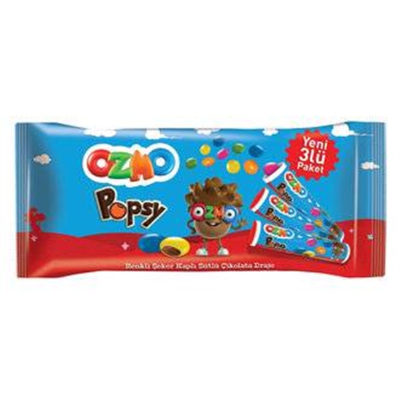 Şölen Ozmo Popsy Draje 3'lü Çikolata 72 gr