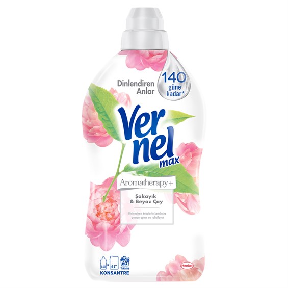 Vernel Max Yumuşatıcı Şakayık ve Beyaz Çay 1440 ml
