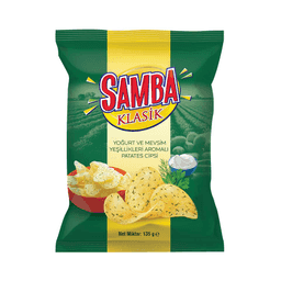 Samba Mevsim Yeşillikleri Patates Cipsi 135 G