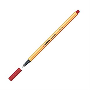 Stabilo Point 88 İnce Uçlu Keçeli Kalem 0.4 MM Koyu Kırmızı 88/50