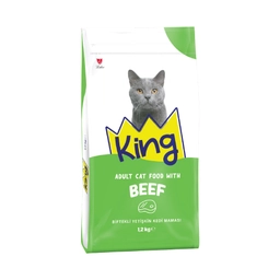 King Biftekli Kedi Maması 1,2 Kg