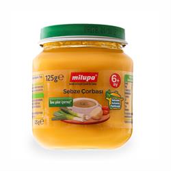 Milupa Sebze Çorbası Organik Kavanoz Maması 125 Gr