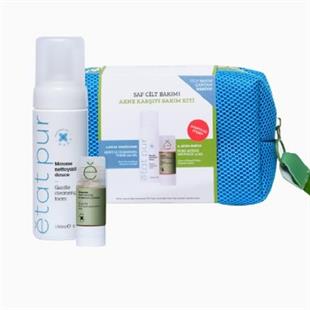 Etat Pur Akne Karşıtı Bakım Kiti - Gentle Cleansing Foam 150 ml + Pure Active Propolis 15 ml + Çanta Hediyeli