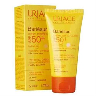 Uriage Bariesun Spf50 Tinted Cream 50Ml Güneş Koruyucu Hafif Renkli Krem Acik Ten