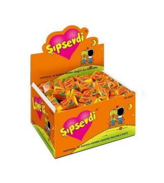 Şip sevdi Sakız Portakal ve Ananas Aromalı 100 Adet