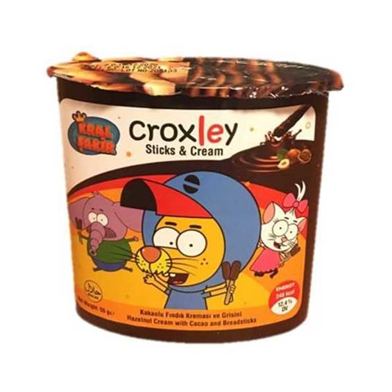 Croxley Kakao Fındıklı Krema ve Grissini Sticks 55 gr